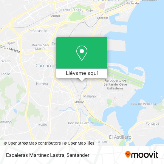 Mapa Escaleras Martínez Lastra