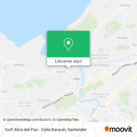 Mapa Golf Abra del Pas - Celia Barquín