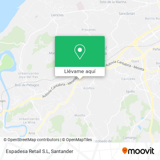 Mapa Espadesa Retail S.L