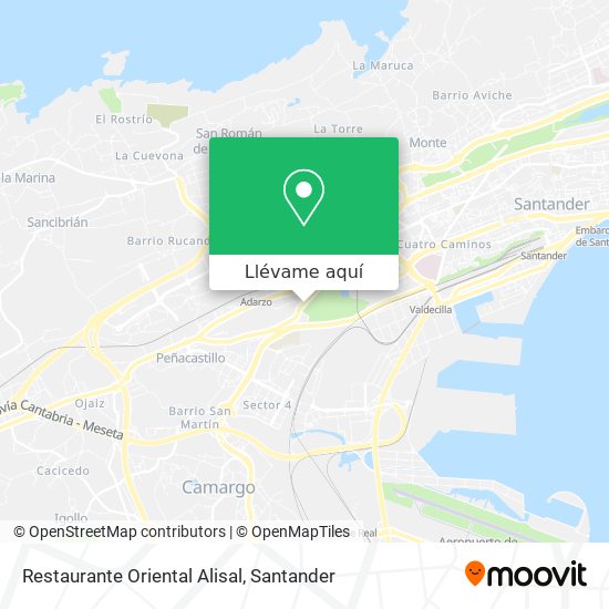 Mapa Restaurante Oriental Alisal