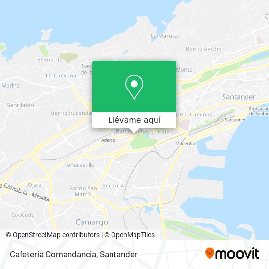 Mapa Cafeteria Comandancia