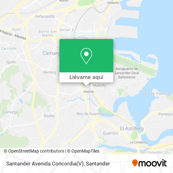 Mapa Santander Avenida Concordia(V)