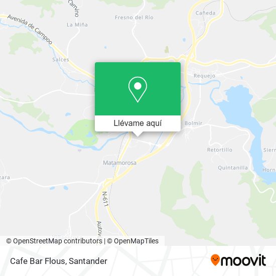 Mapa Cafe Bar Flous