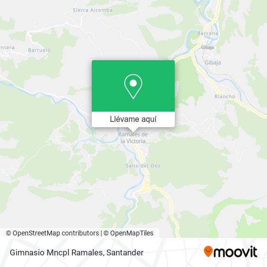 Mapa Gimnasio Mncpl Ramales