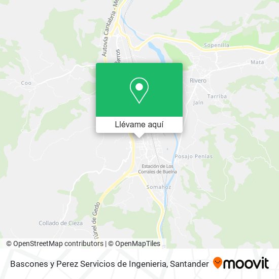 Mapa Bascones y Perez Servicios de Ingenieria