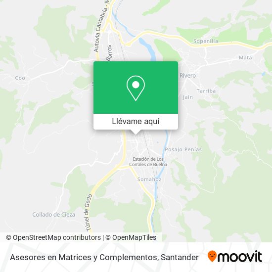 Mapa Asesores en Matrices y Complementos