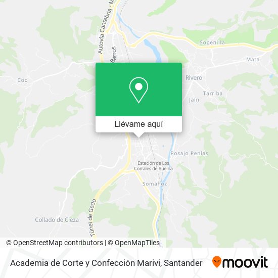 Mapa Academia de Corte y Confección Marivi