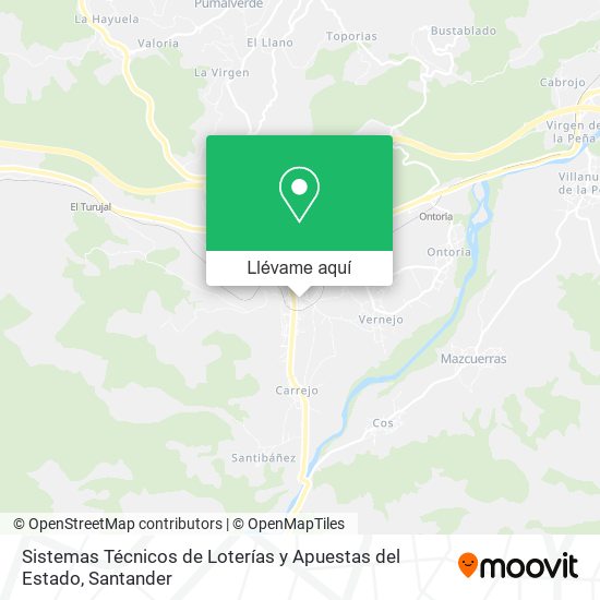 Mapa Sistemas Técnicos de Loterías y Apuestas del Estado