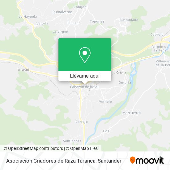 Mapa Asociacion Criadores de Raza Turanca