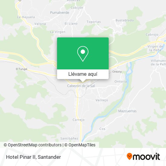 Mapa Hotel Pinar II