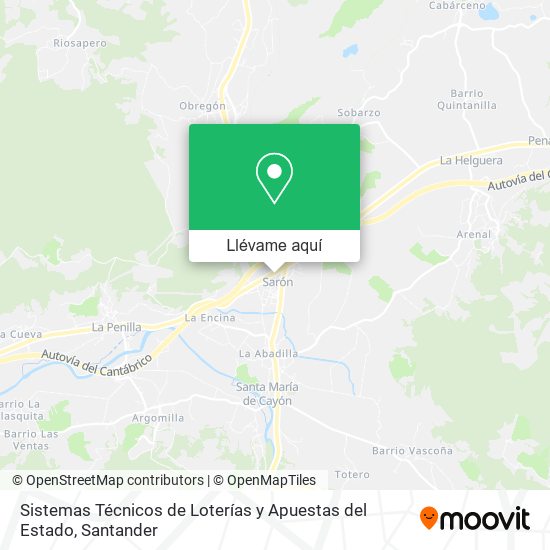 Mapa Sistemas Técnicos de Loterías y Apuestas del Estado