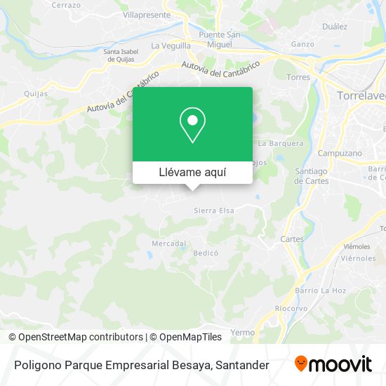 Mapa Poligono Parque Empresarial Besaya