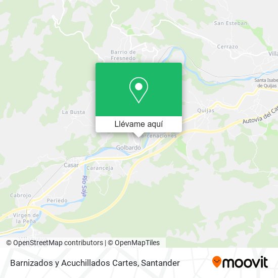 Mapa Barnizados y Acuchillados Cartes