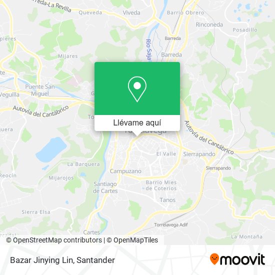 Mapa Bazar Jinying Lin