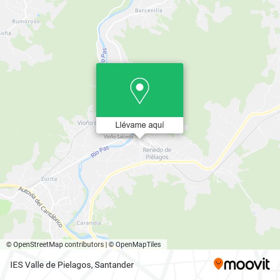 Mapa IES Valle de Pielagos