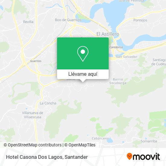 Mapa Hotel Casona Dos Lagos