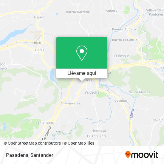 Mapa Pasadena