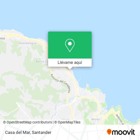 Mapa Casa del Mar