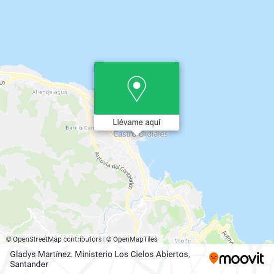 Mapa Gladys Martínez. Ministerio Los Cielos Abiertos