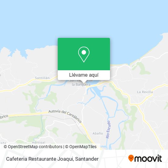 Mapa Cafeteria Restaurante Joaqui