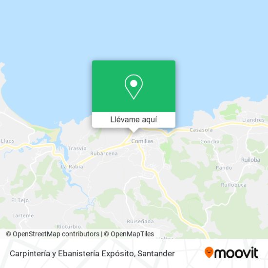 Mapa Carpintería y Ebanistería Expósito