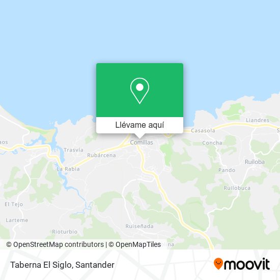 Mapa Taberna El Siglo