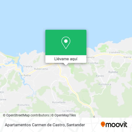 Mapa Apartamentos Carmen de Castro