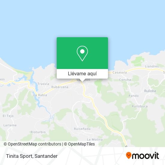 Mapa Tinita Sport