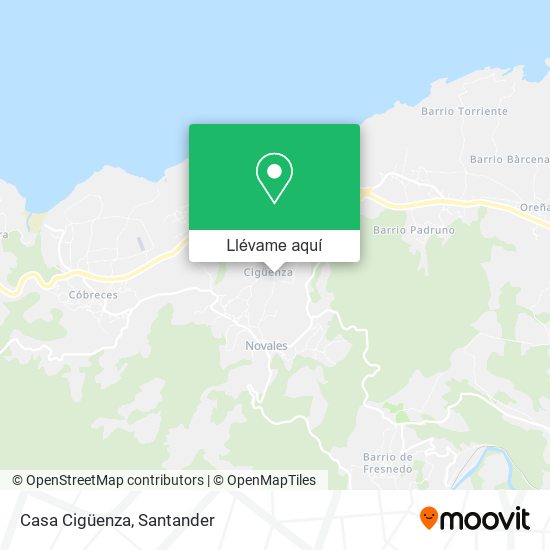 Mapa Casa Cigüenza