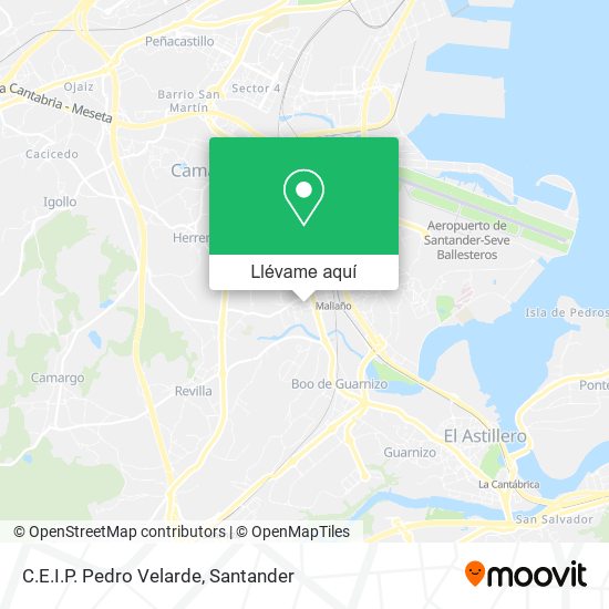 Mapa C.E.I.P. Pedro Velarde