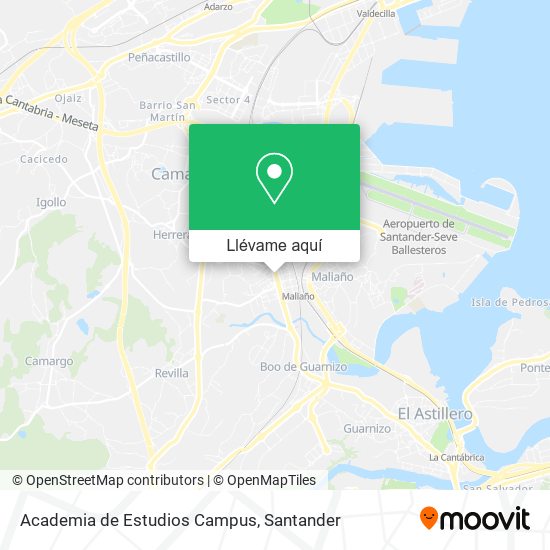 Mapa Academia de Estudios Campus