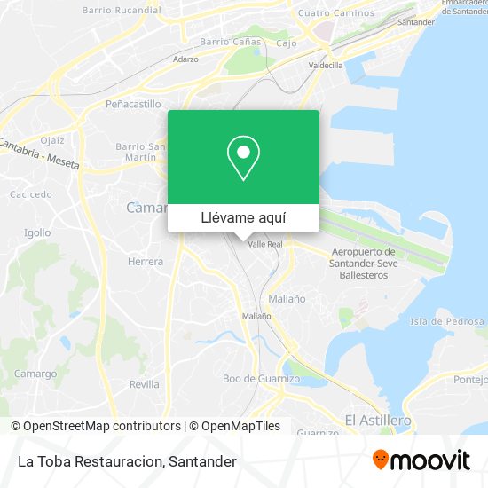Mapa La Toba Restauracion