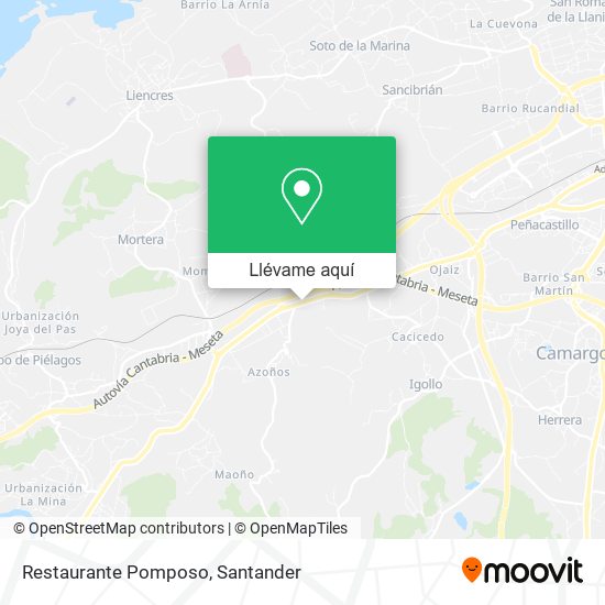 Mapa Restaurante Pomposo