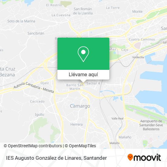 Mapa IES Augusto González de Linares