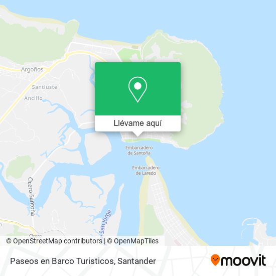 Mapa Paseos en Barco Turisticos