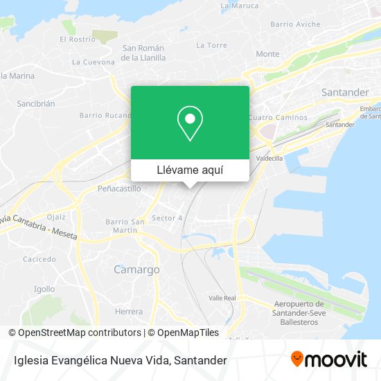 Mapa Iglesia Evangélica Nueva Vida