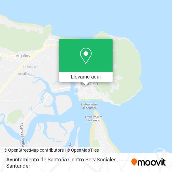 Mapa Ayuntamiento de Santoña Centro Serv.Sociales