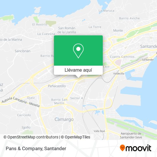 Mapa Pans & Company