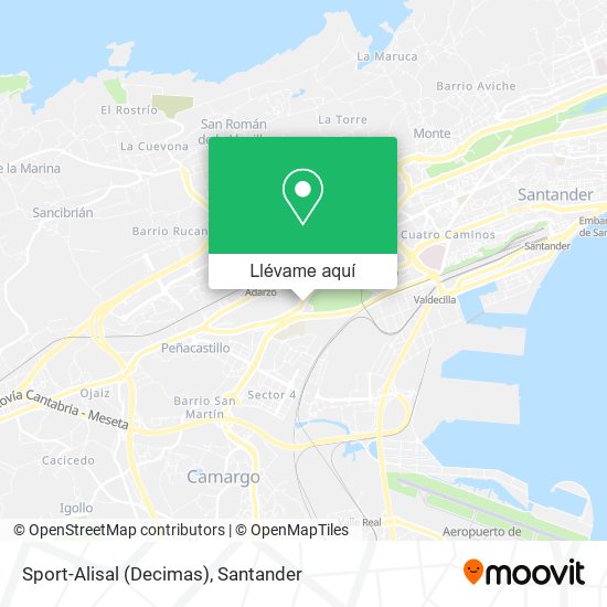Mapa Sport-Alisal (Decimas)