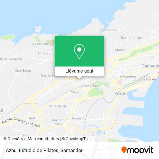 Mapa Azhul Estudio de Pilates