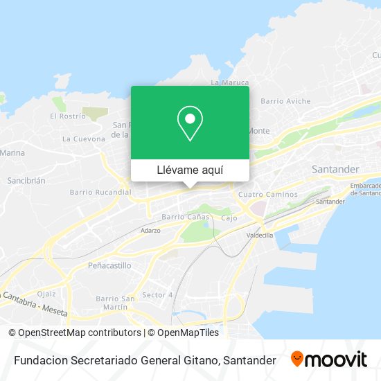 Mapa Fundacion Secretariado General Gitano