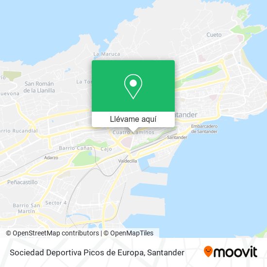 Mapa Sociedad Deportiva Picos de Europa
