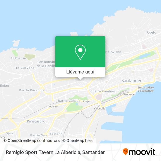 Mapa Remigio Sport Tavern La Albericia