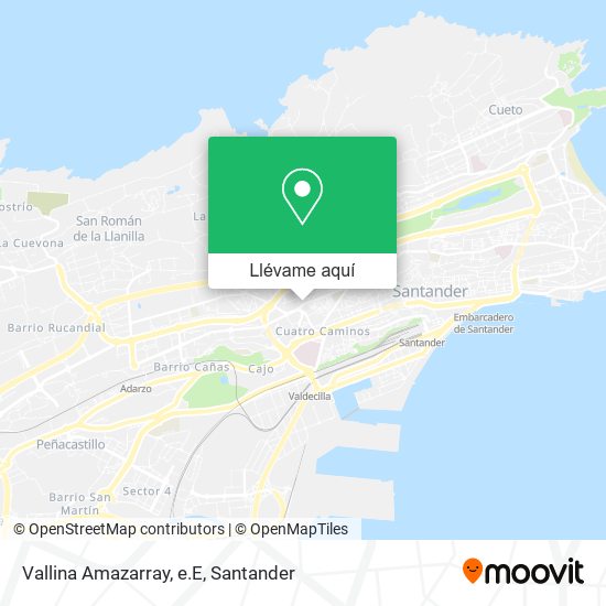 Mapa Vallina Amazarray, e.E