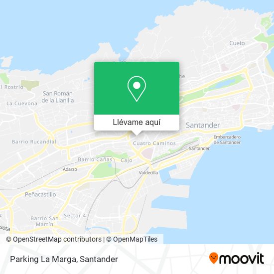 Mapa Parking La Marga