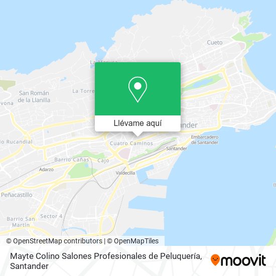 Mapa Mayte Colino Salones Profesionales de Peluquería