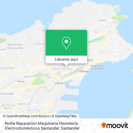 Mapa Rmhe Reparación Maquinaría Hostelería Electrodomésticos Santander