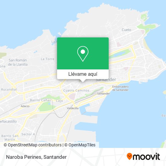 Mapa Naroba Perines
