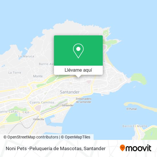 Mapa Noni Pets -Peluquería de Mascotas