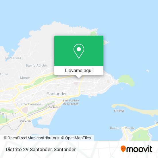 Mapa Distrito 29 Santander